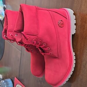 Timberland Ruby Red Boots